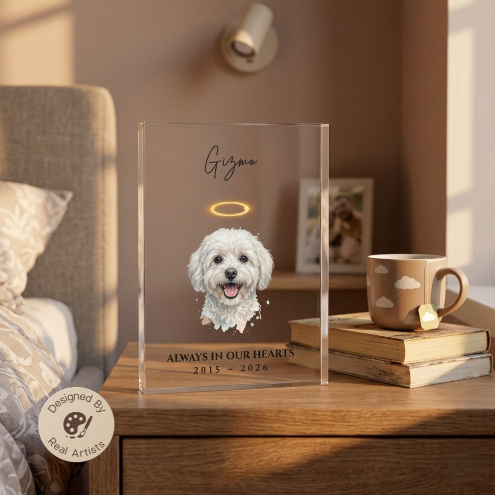 The Eternal Light - Custom Memorial Pet Photo Acrylic