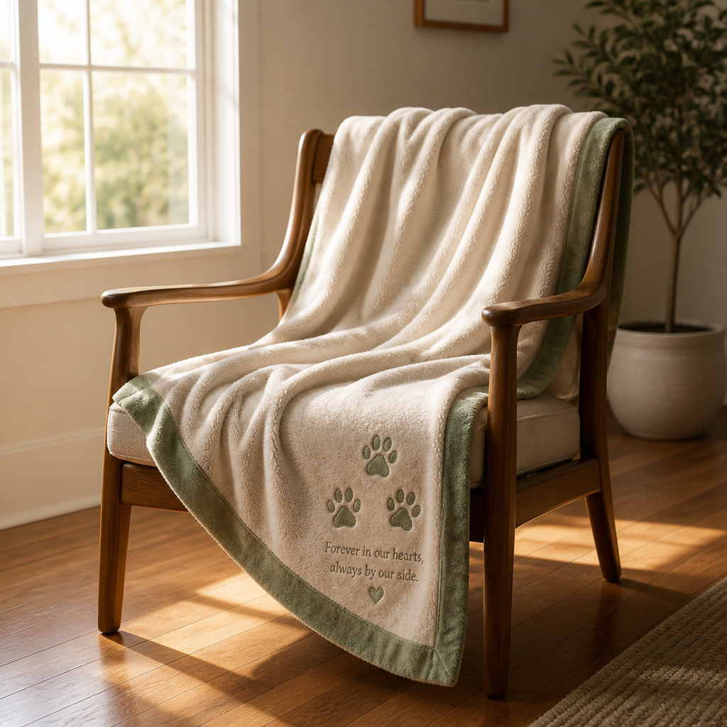 Pet Memorial Blanket: Comfort That Keeps Them Close
