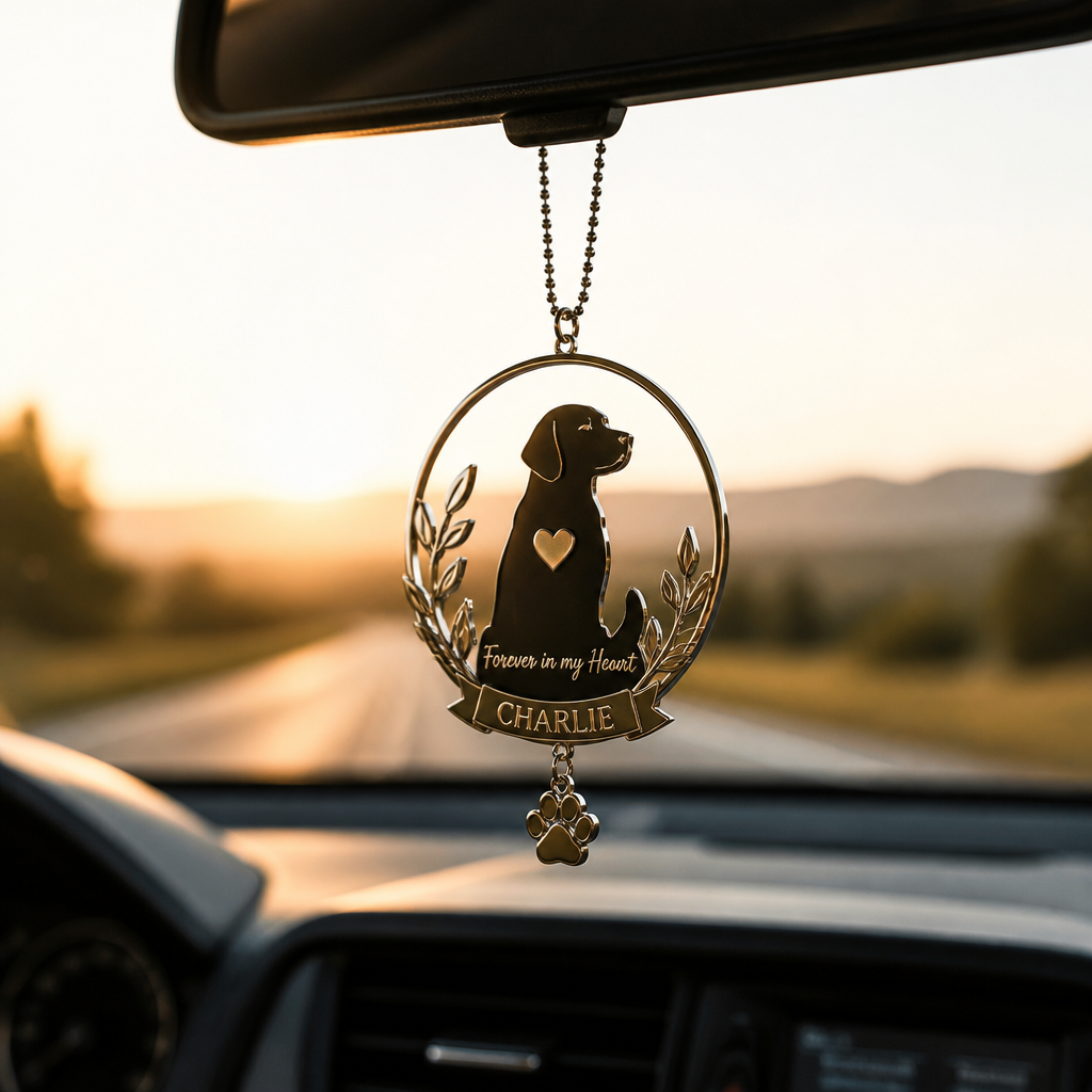 Pet Memorial Car Ornaments: Keep Your Pet Close