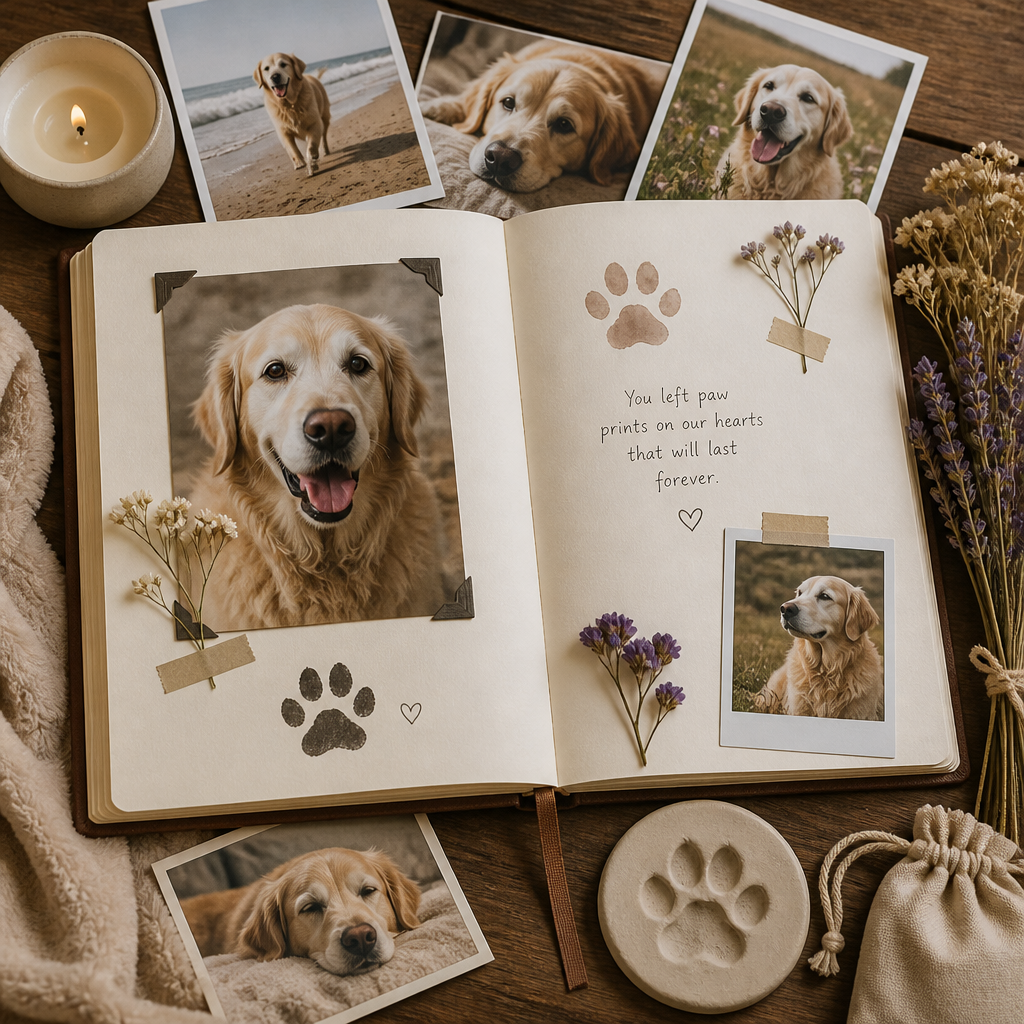 Pet Memory Book: A Step-by-Step Guide to Honor Your Pet