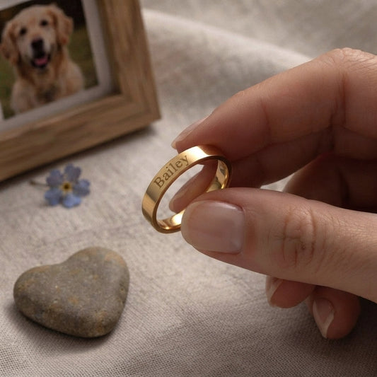Pet Memorial Jewelry: Why an Engraved Ring Honors Your Pet