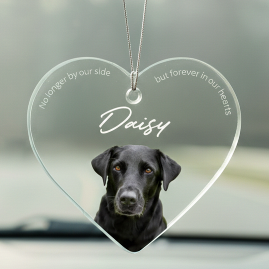 Custom Photo Memorial Pet Car Charm