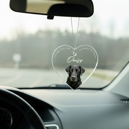 Custom Photo Memorial Pet Car Charm