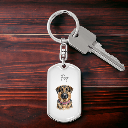 The Eternal Light - Custom Memorial Pet Keychain