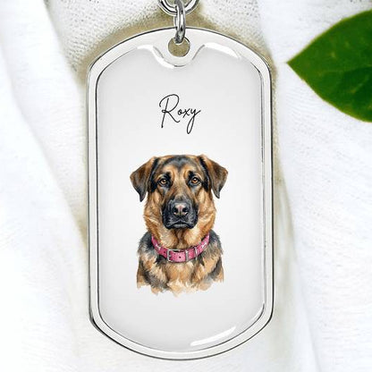 The Eternal Light - Custom Memorial Pet Keychain