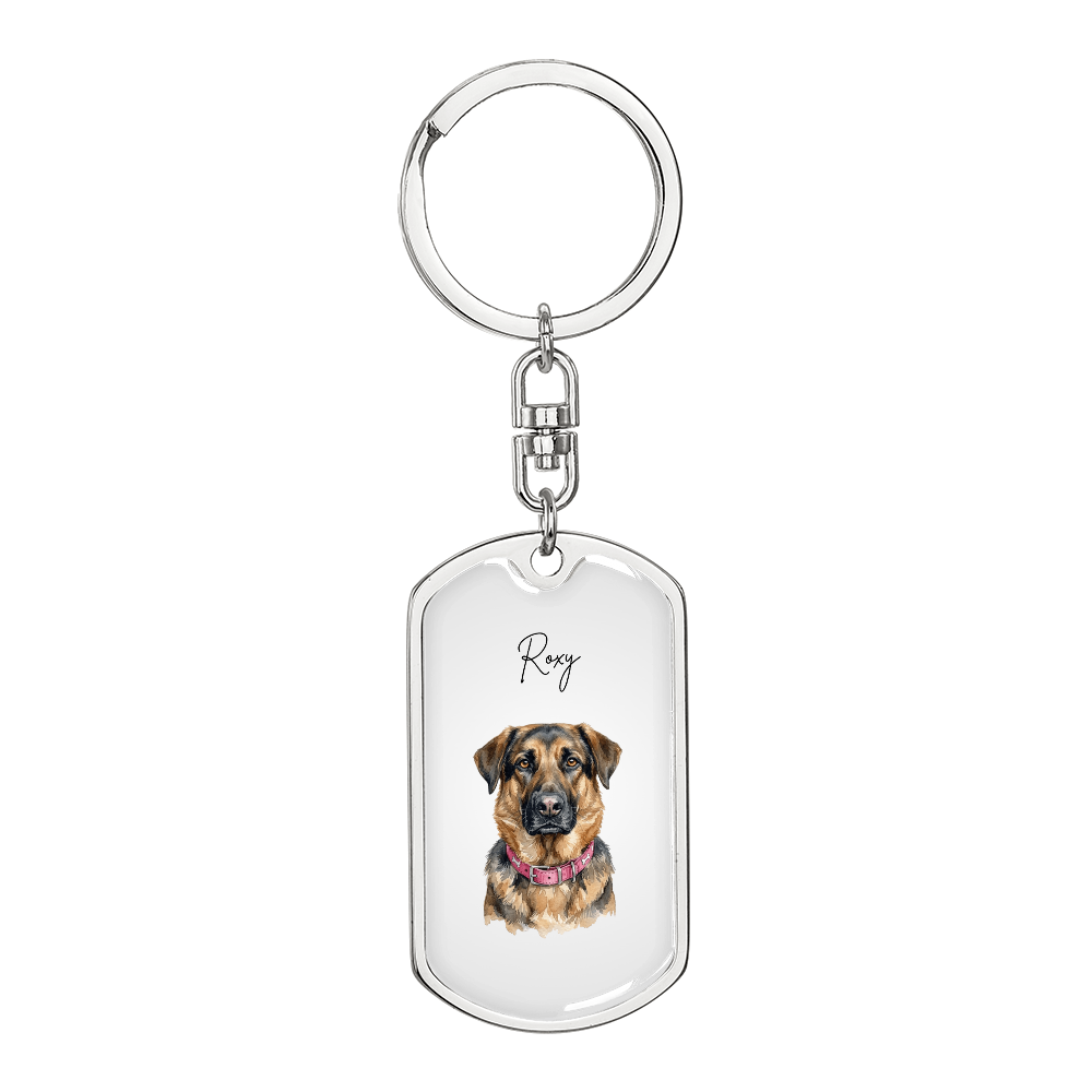 The Eternal Light - Custom Memorial Pet Keychain