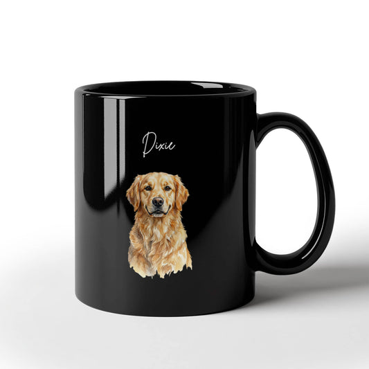 Forever Love - Custom Memorial Pet Black Mug