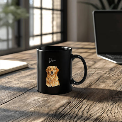 Forever Love - Custom Memorial Pet Black Mug