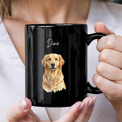 Forever Love - Custom Memorial Pet Black Mug