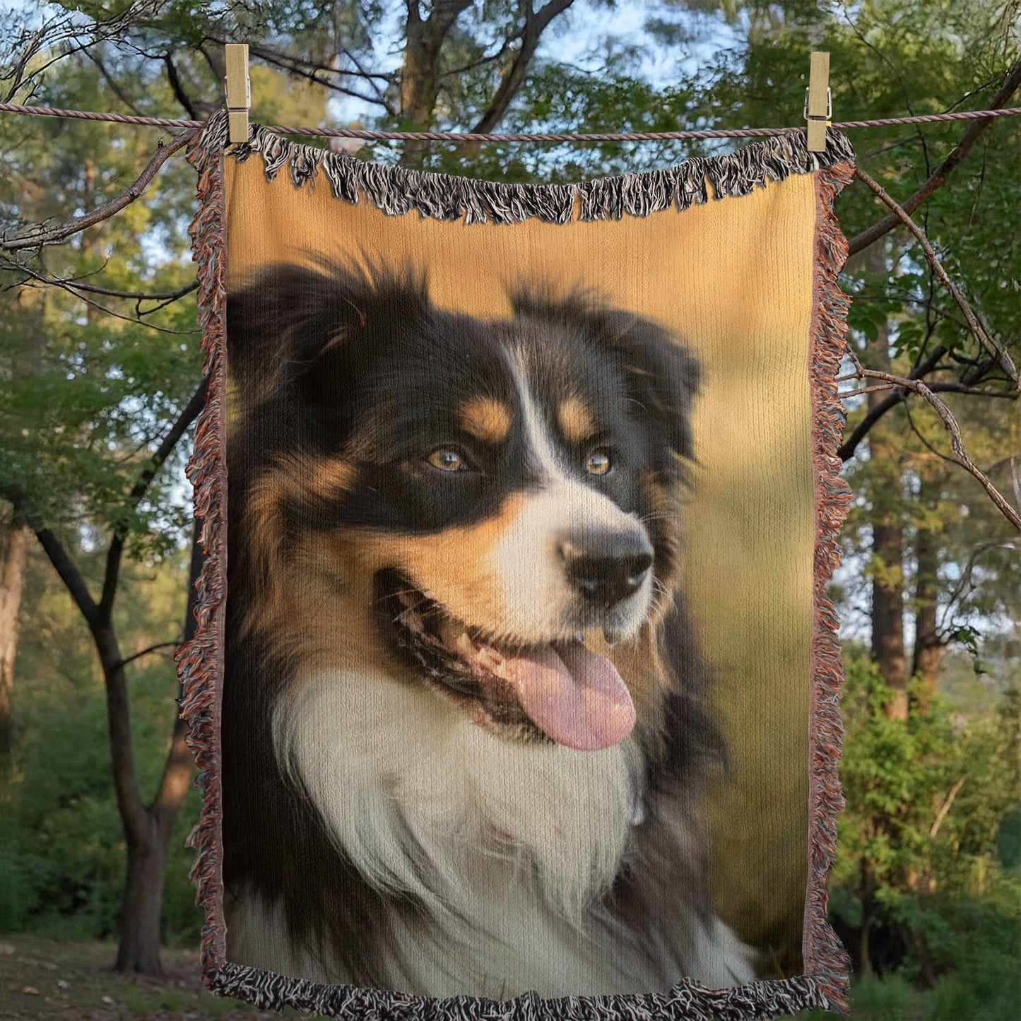 Photo Heirloom Woven Blanket - Portrait