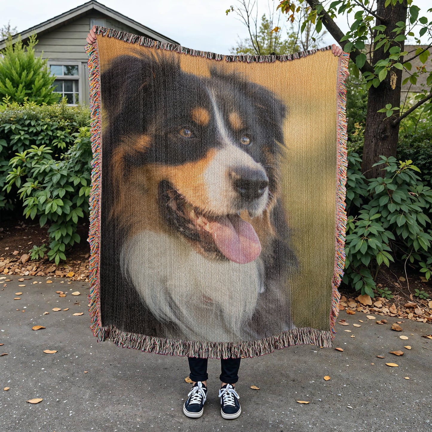 Photo Heirloom Woven Blanket - Portrait
