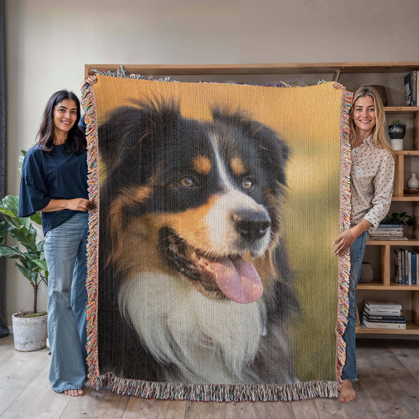 Photo Heirloom Woven Blanket - Portrait
