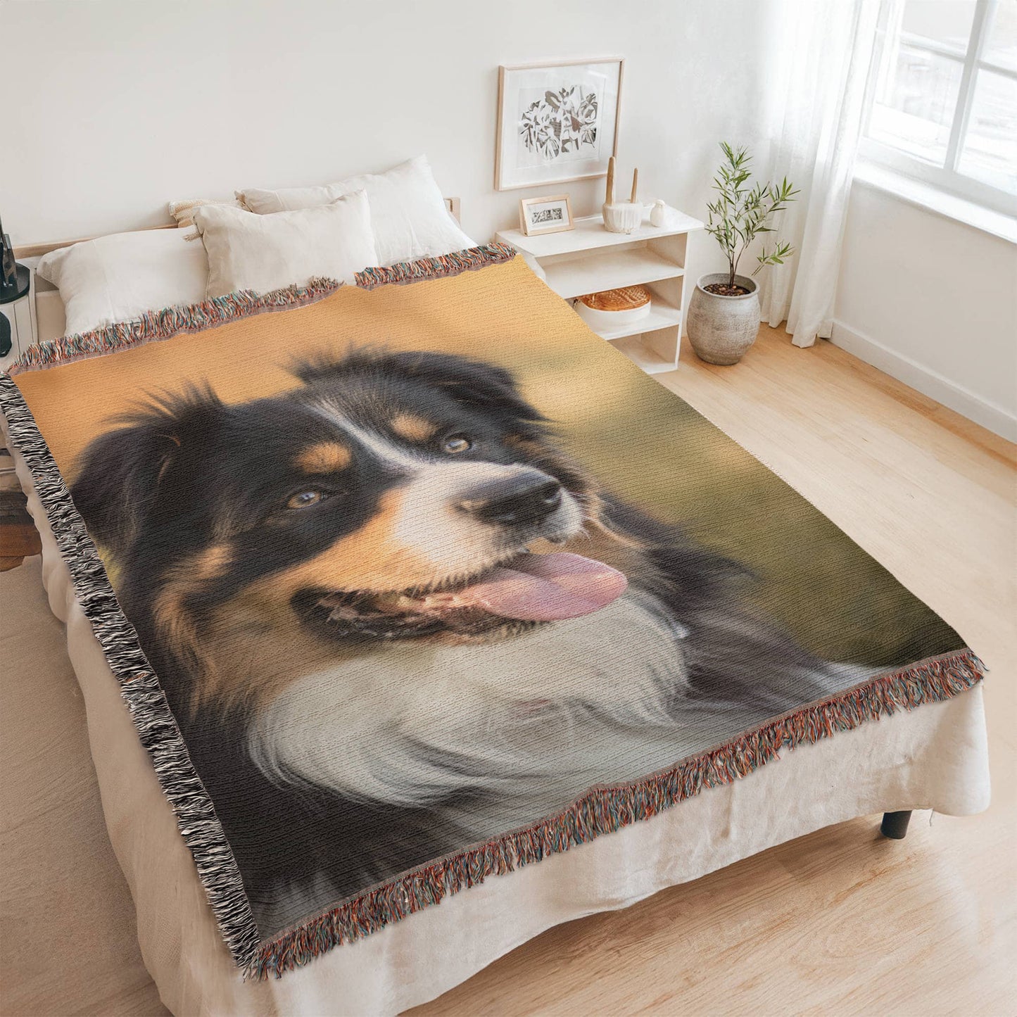 Photo Heirloom Woven Blanket - Portrait