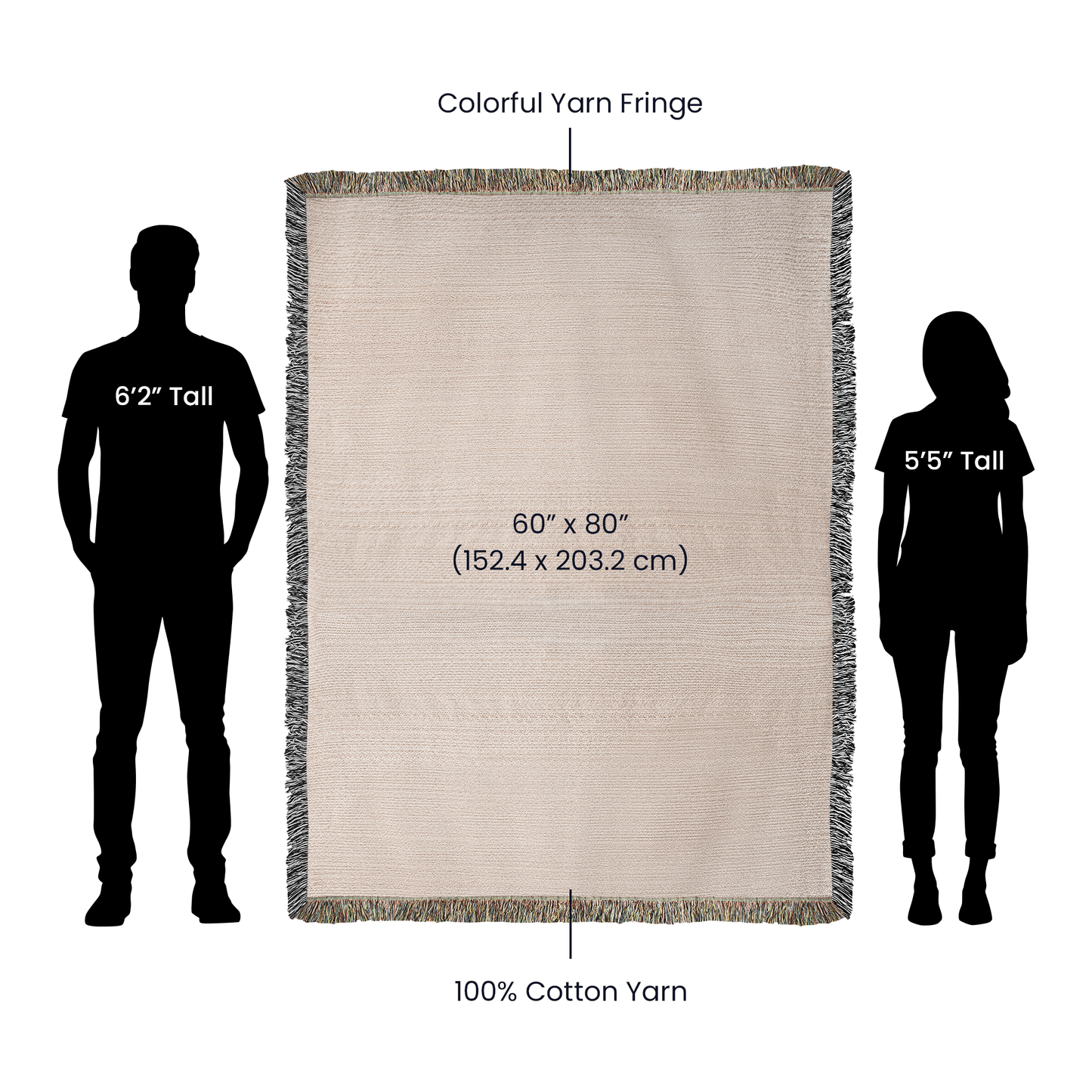 Photo Heirloom Woven Blanket - Portrait