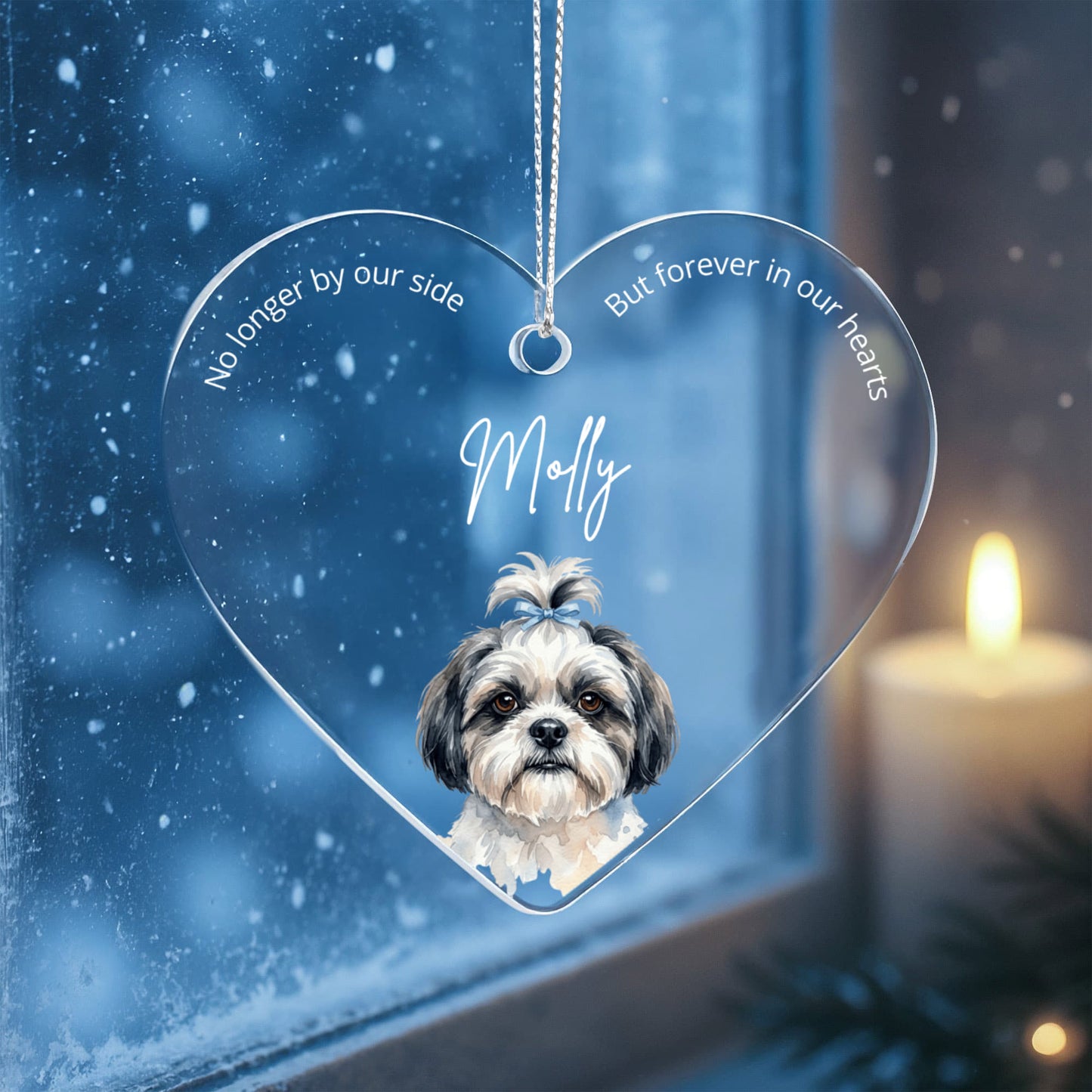 Custom Photo Memorial Pet Car Charm