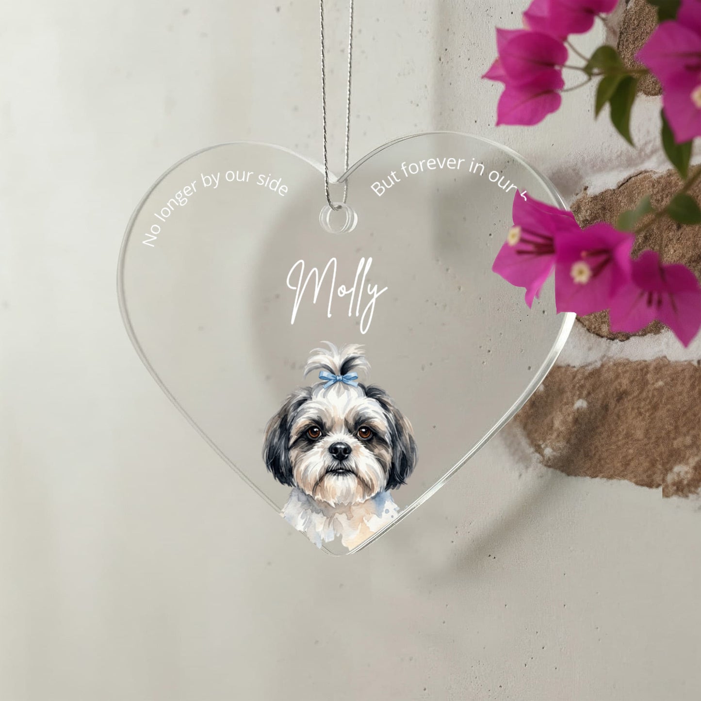 Custom Photo Memorial Pet Car Charm