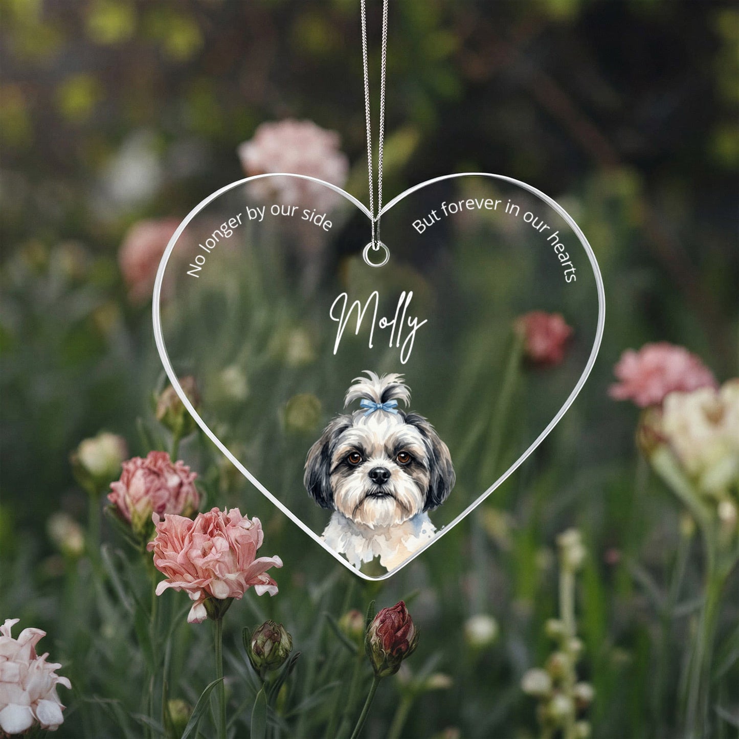 Custom Photo Memorial Pet Car Charm
